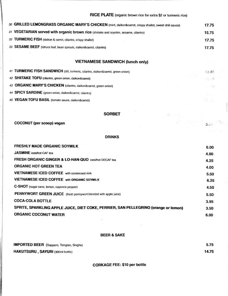 Viet Noodle Bar Grass Fed Beef